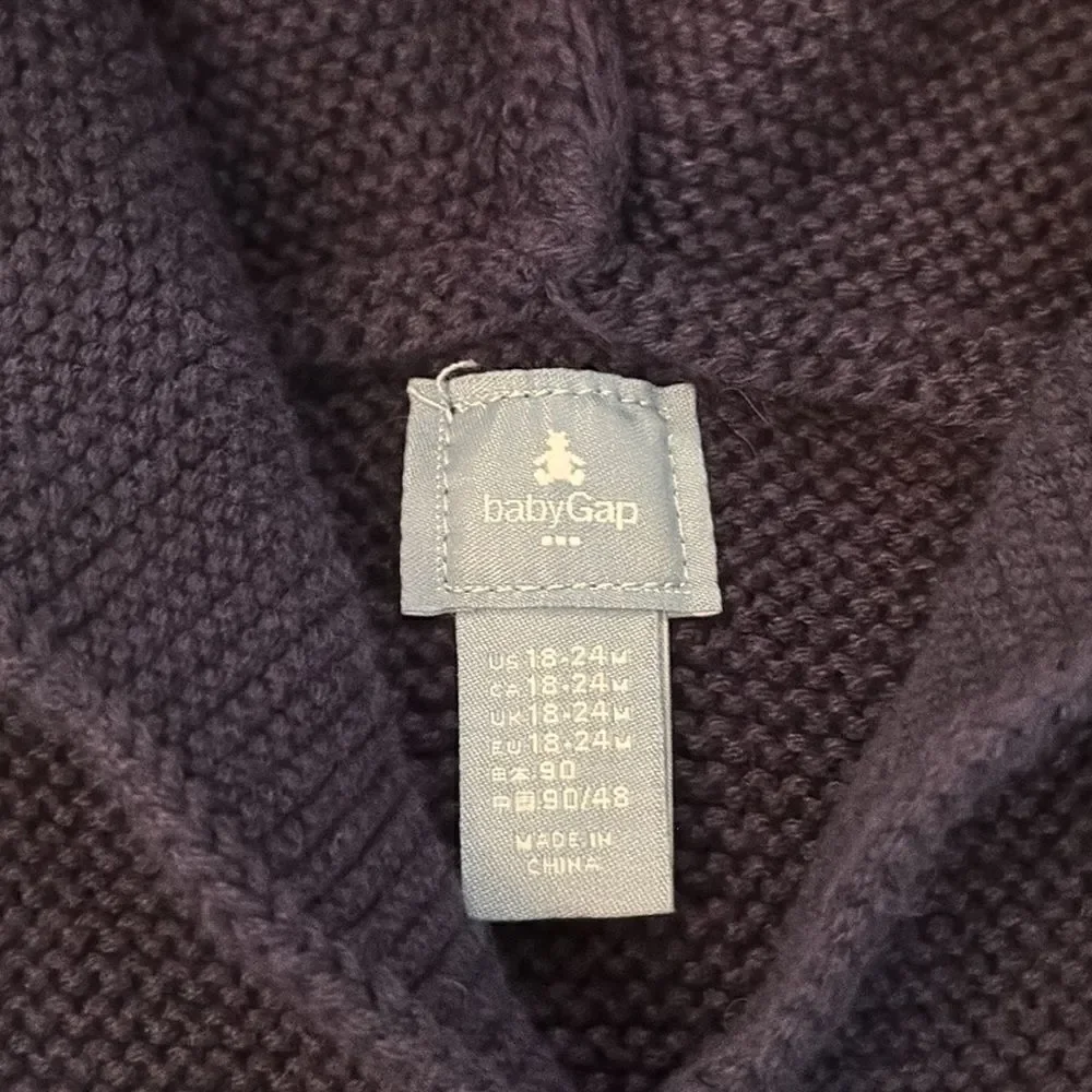 GAP Baby Bear Cardigan Sweater